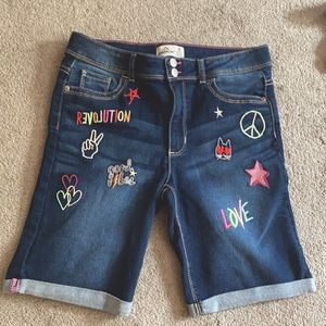 Girl Jean Shorts, Size 14, Jordache